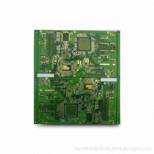 6-layer Electronic PCB with High Density Multilayer, 236.68 x 213.32mm Size, 2oz Copper Enig Finish